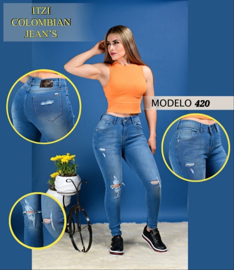 Pantalón de mezclilla Itzi 420 REBAJADO