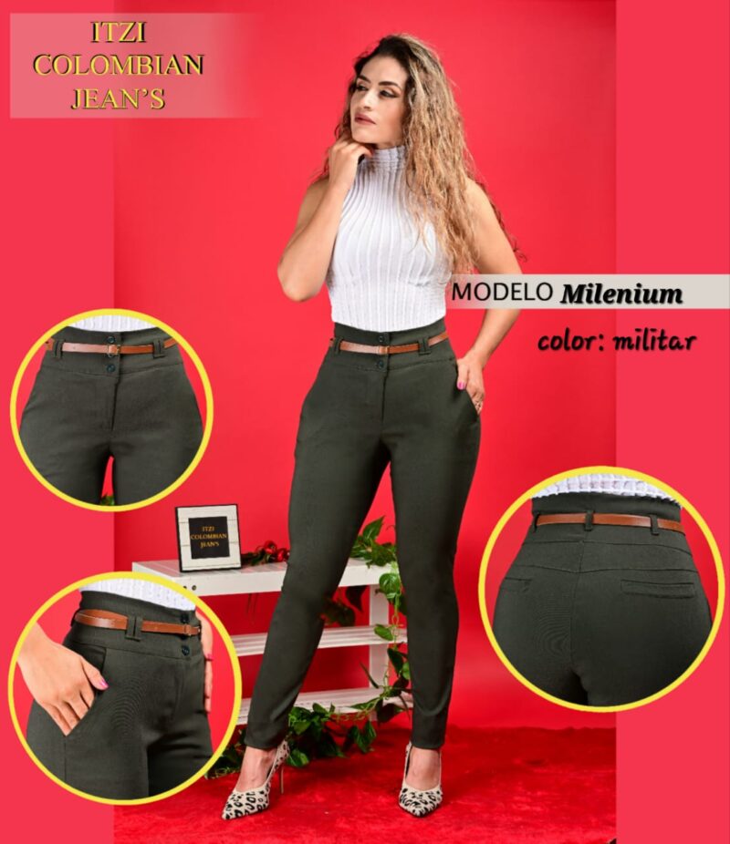 PANTALON MILENIUM VERDE MILITAR