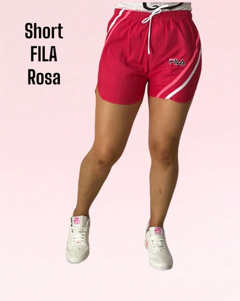 SHORT DE DAMA FILA ROSA