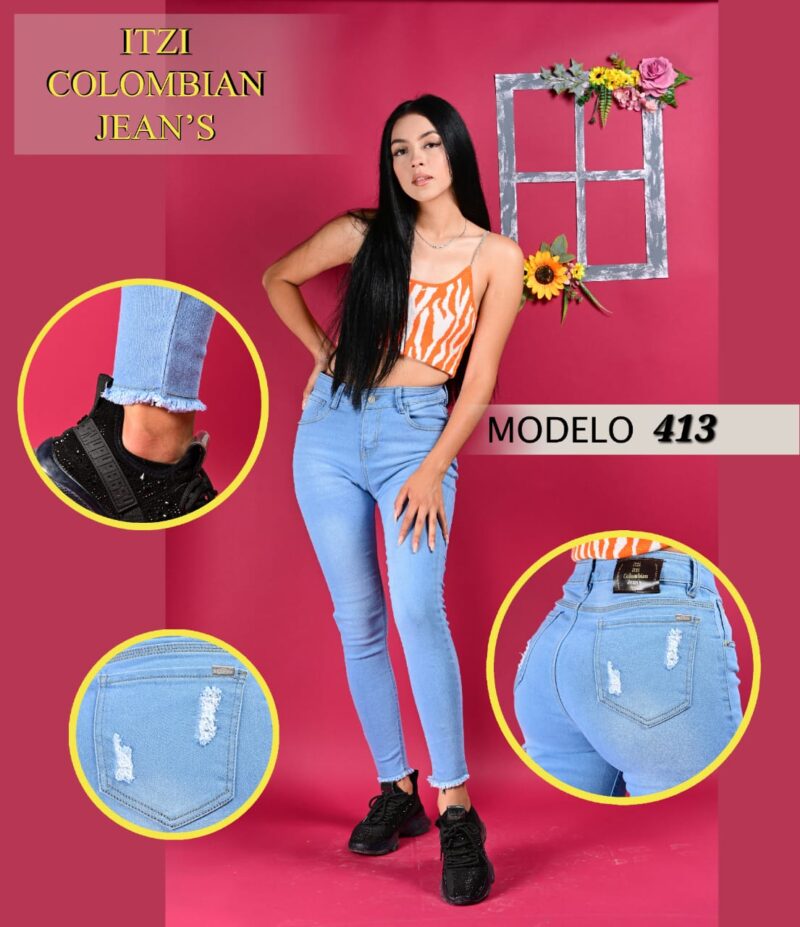 Pantalón de mezclilla Itzi 413 REBAJADO