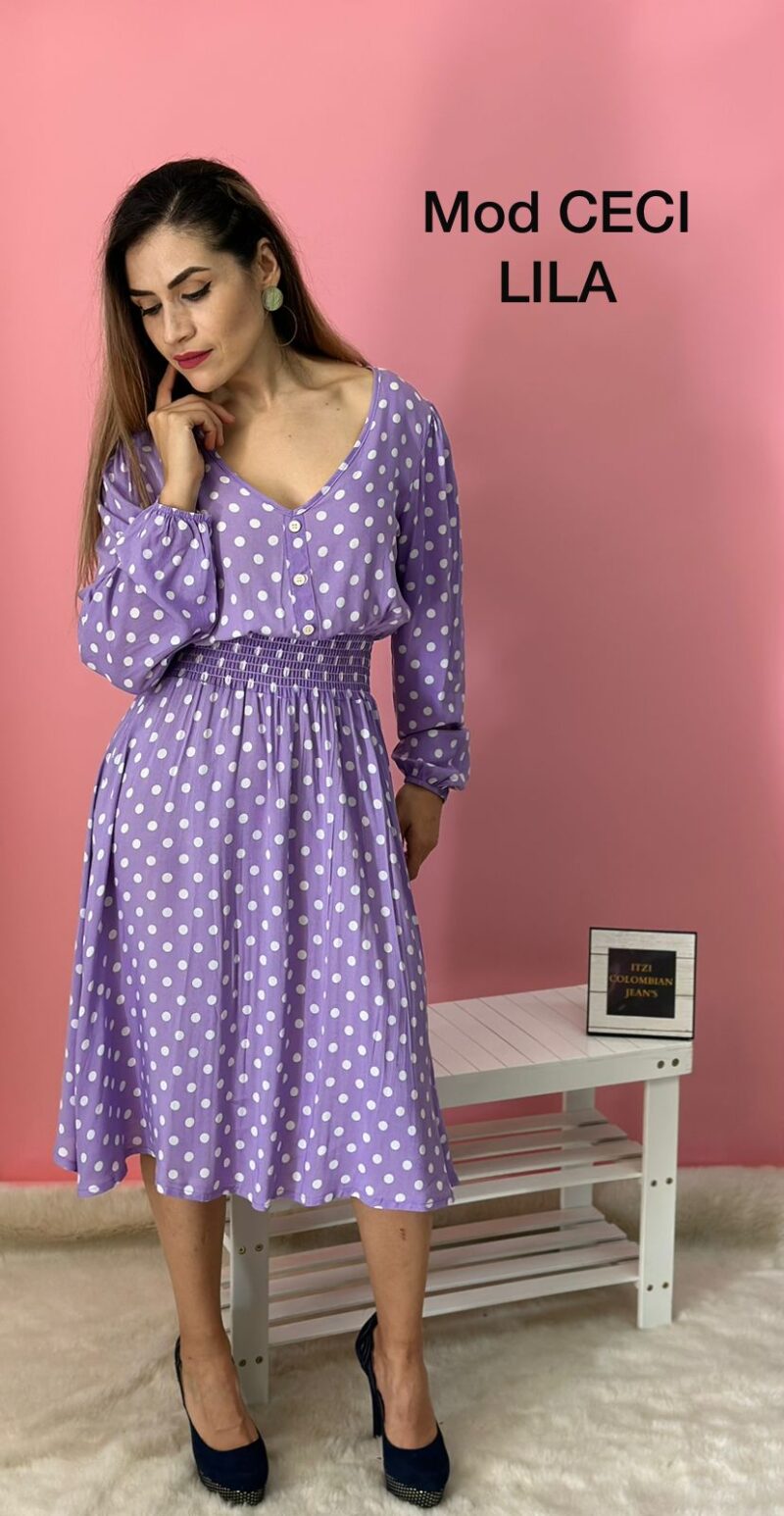 VESTIDO CECI LILA
