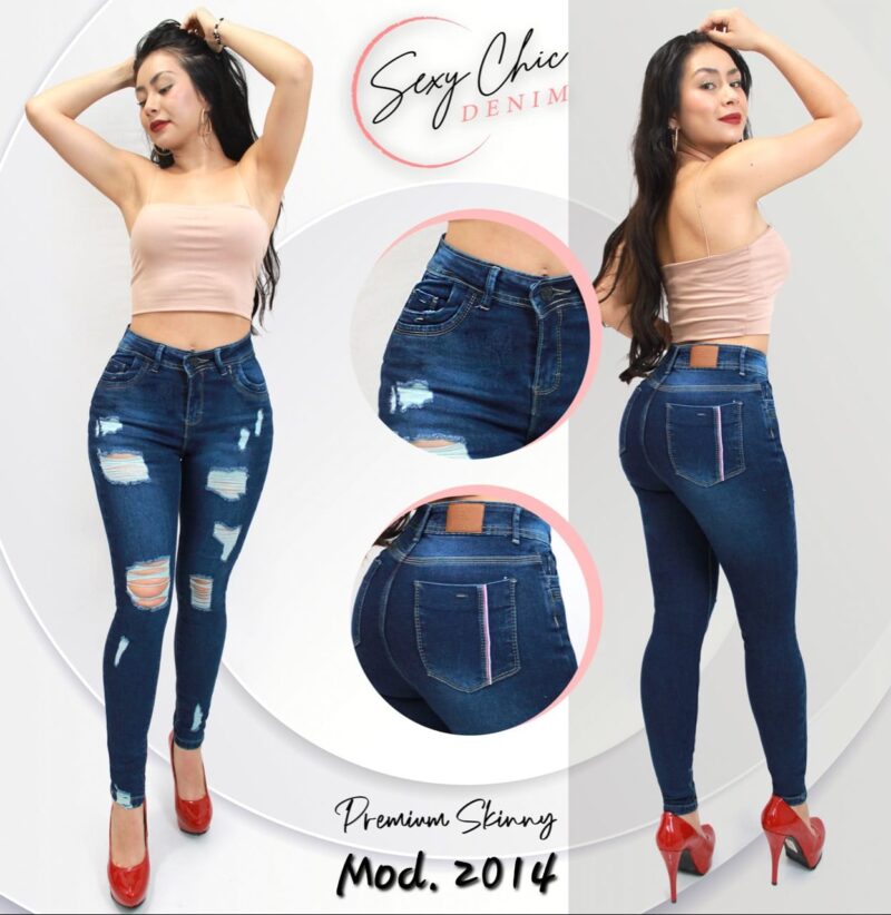 PANTALON DE MEZCLILLA SEXY CHIC 2014