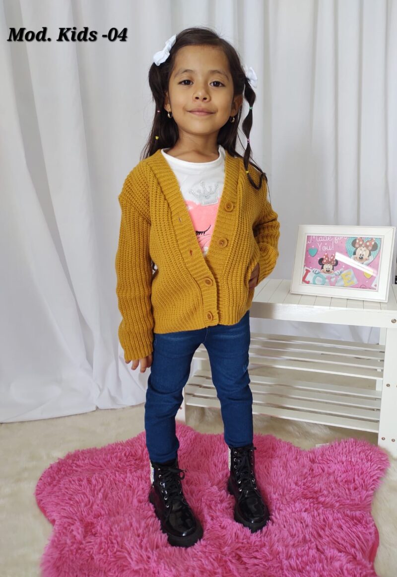 CONJUNTO KIDS-04 MOSTAZA