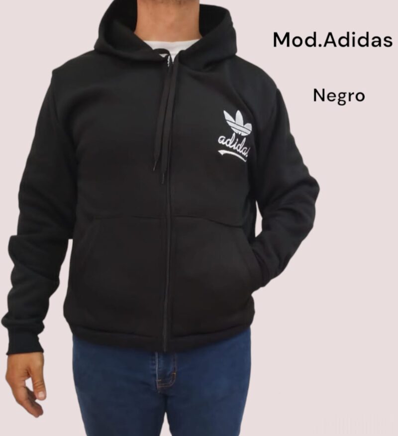 CHAMARRA ADIDAS NEGRO.