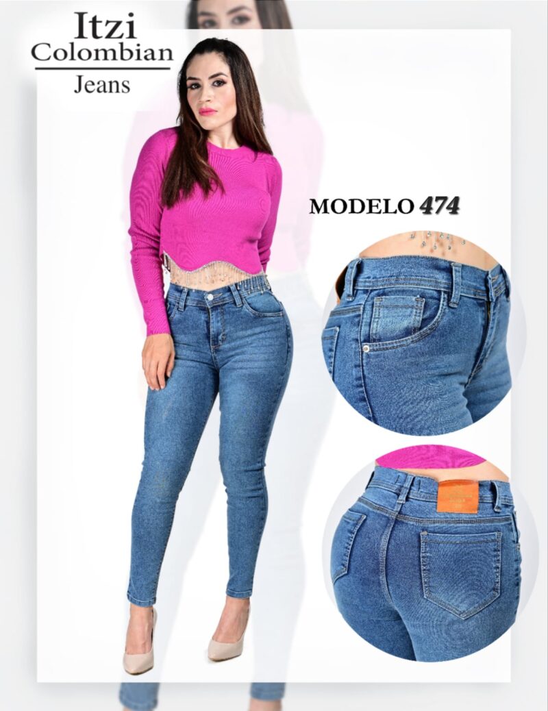 Pantalón de mezclilla Itzi 474