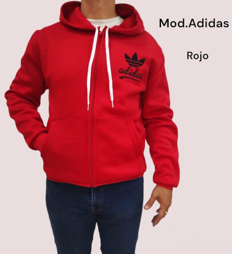 CHAMARRA ADIDAS ROJO.