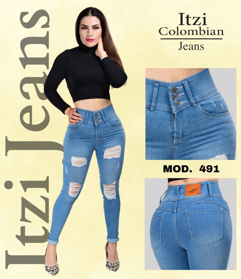 Pantalón de mezclilla Itzi 491