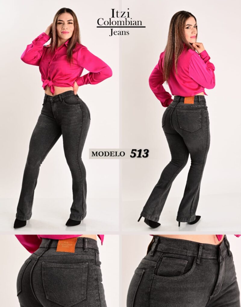 PANTALON DE MEZCLILLA ACAMPANADO 513.