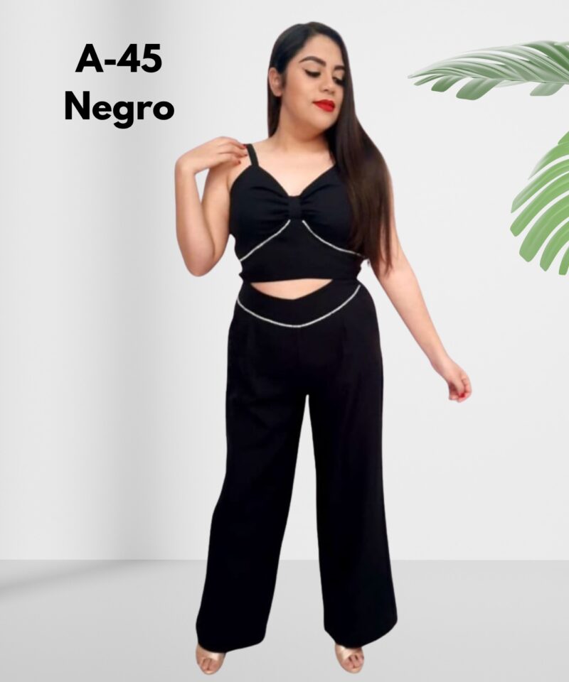 CONJUNTO A-45 NEGRO.