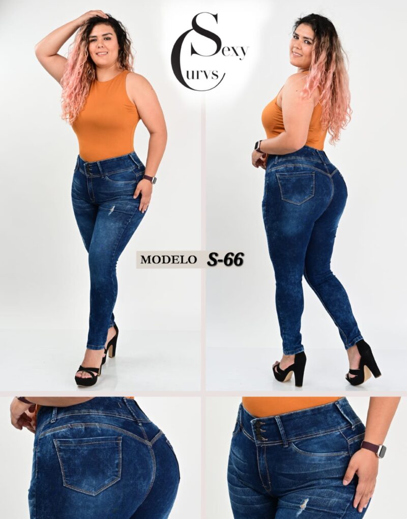 PANTALON DE MEZCLILLA SEXY CURVES S-66
