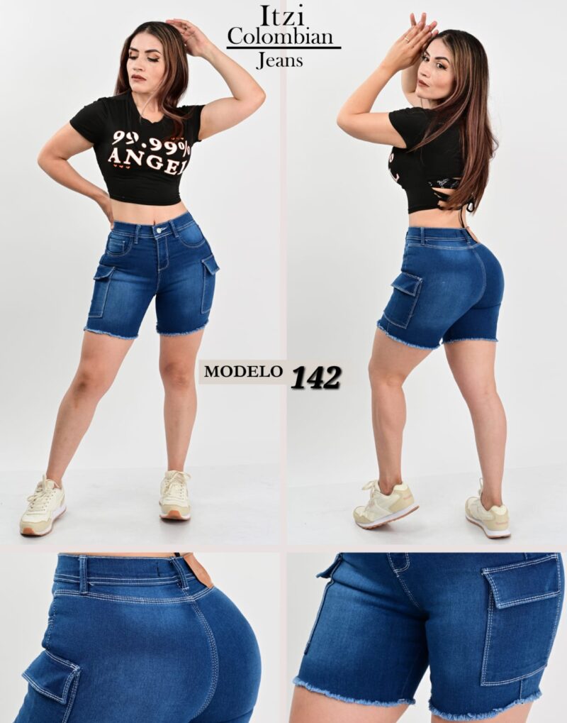 Short de mezclilla Itzi 142.