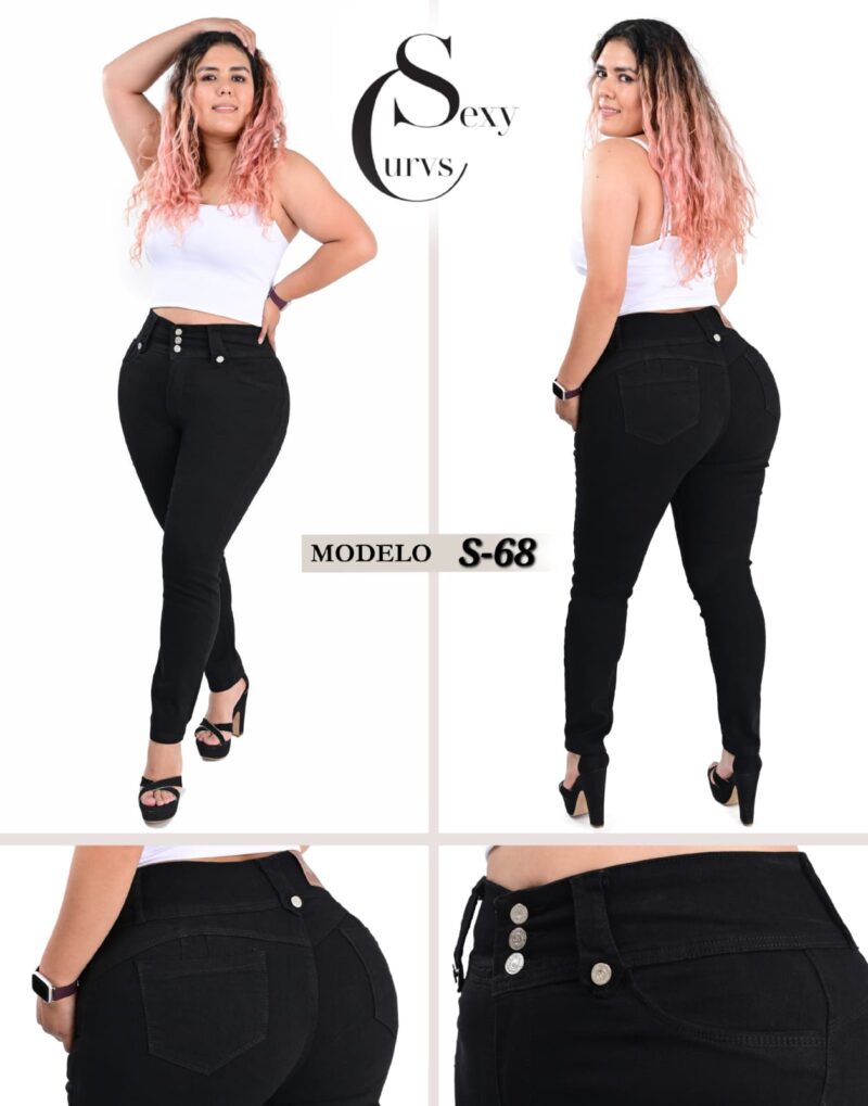 PANTALON DE MEZCLILLA SEXY CURVES S-68