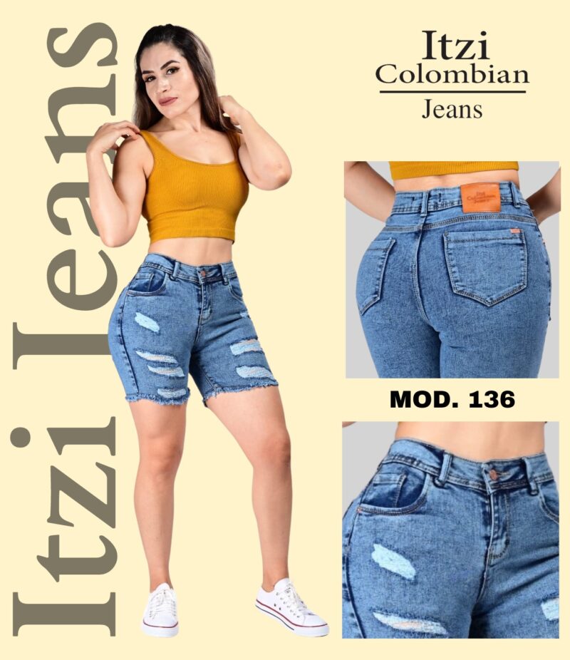 Short de mezclilla Itzi 136.