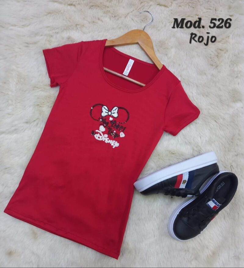 BLUSA 526 ROJO UNITALLA (30-34).