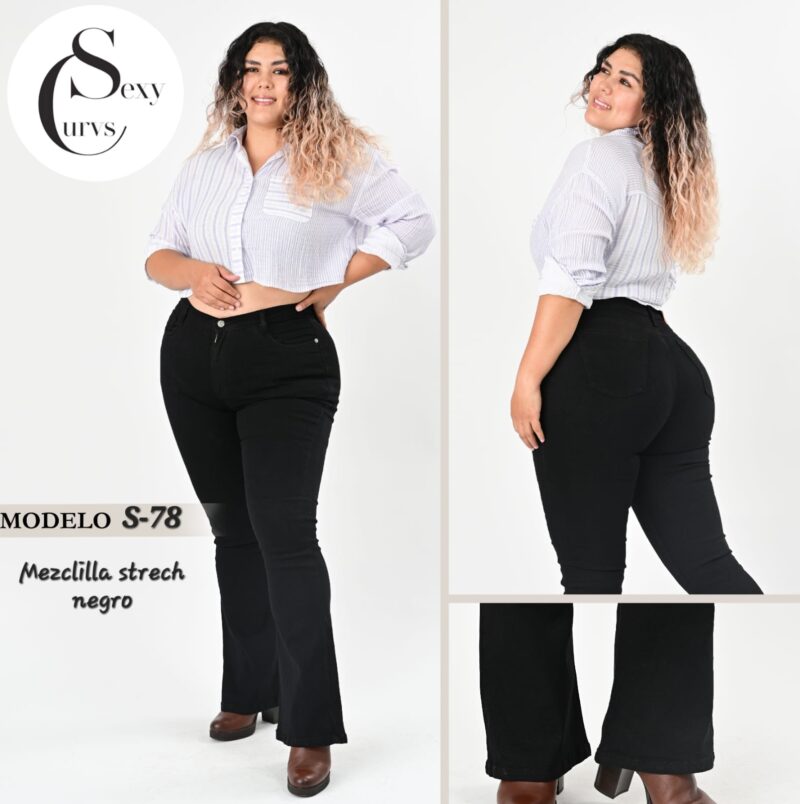 PANTALON ACAMPANADO SEXY CURVES S-78.