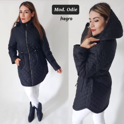 CAZADORA ODIE NEGRO.