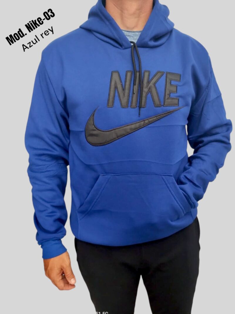 SUDADERA NIKE-03 AZUL REY.