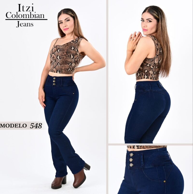 PANTALON DE MEZCLILLA ACAMPANADO 548.