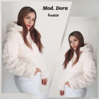 CHAMARRA DORA HUESO.