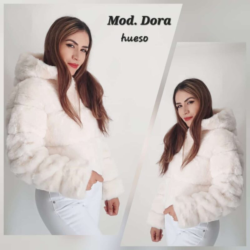 CHAMARRA DORA HUESO.