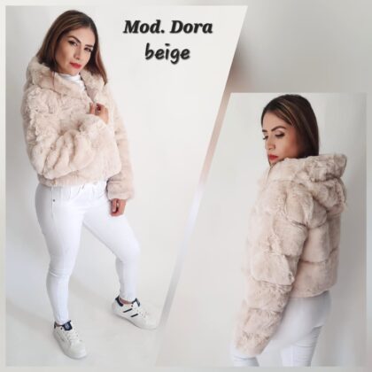 CHAMARRA DORA BEIGE.