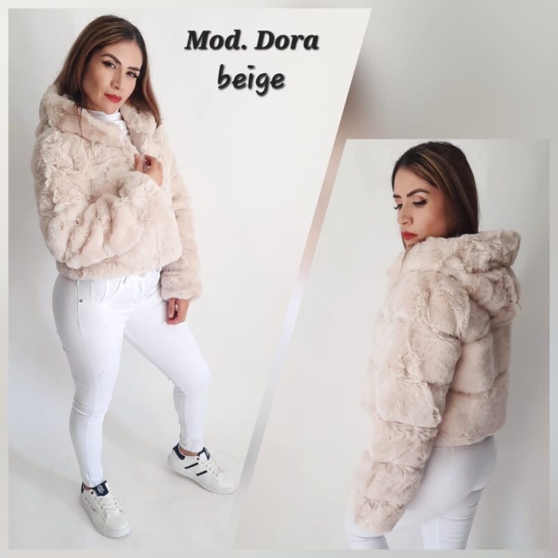 CHAMARRA DORA BEIGE.