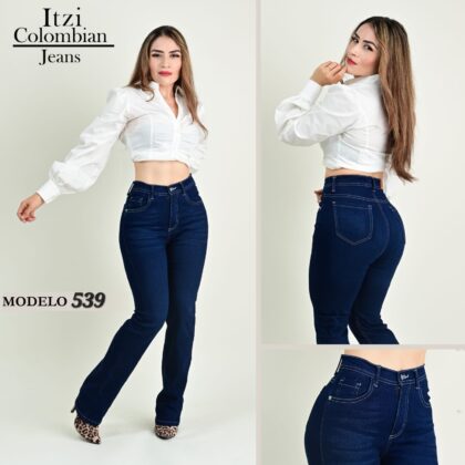 PANTALON DE MEZCLILLA ACAMPANADO RECTO 539.