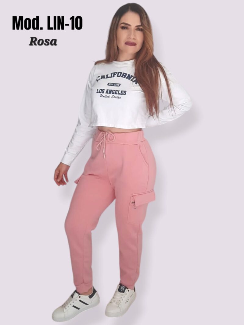 PANTS LIN-10 ROSA.