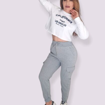 PANTS LIN-10 GRIS.