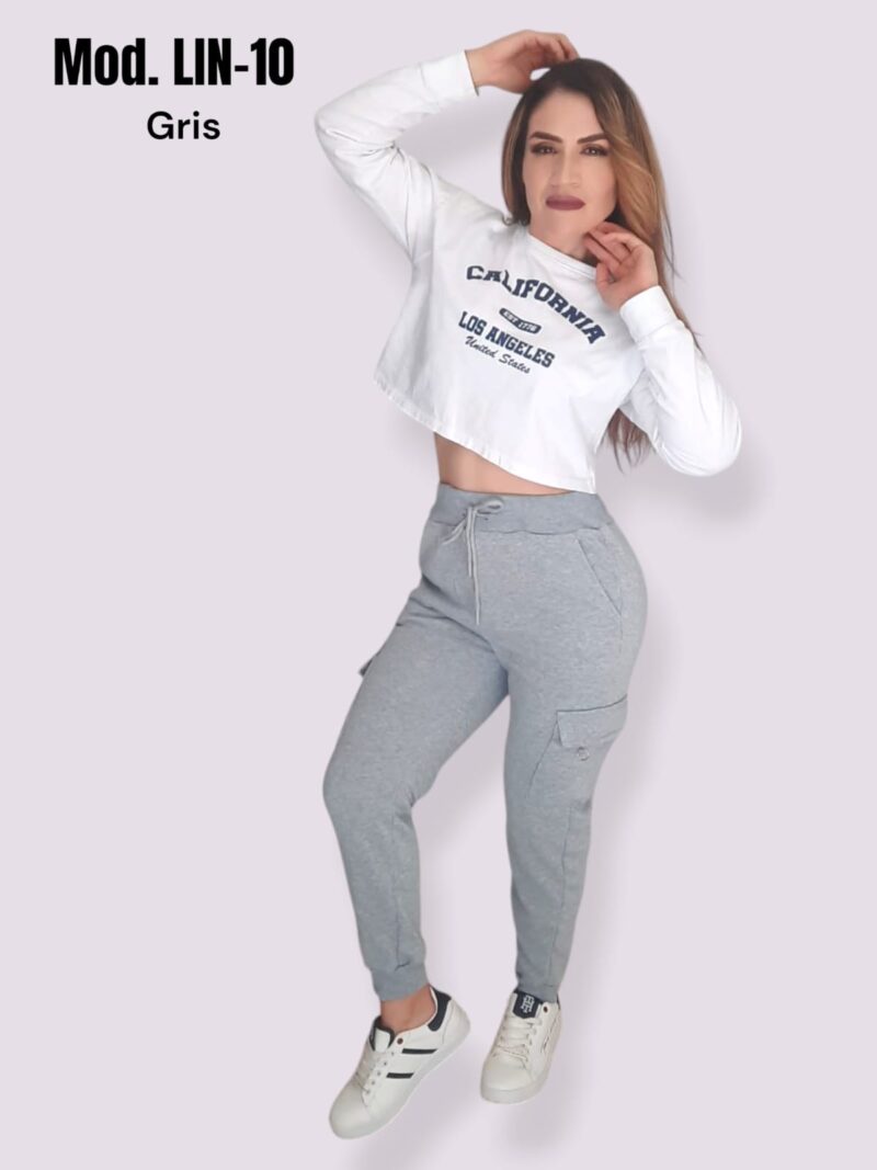 PANTS LIN-10 GRIS.