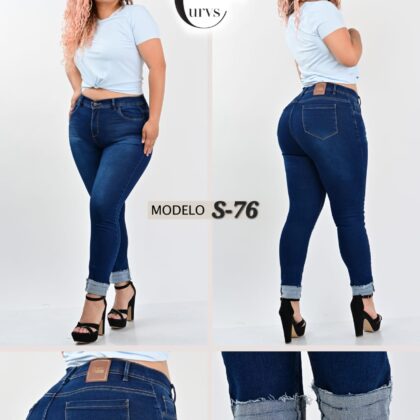 PANTALON DE MEZCLILLA SEXY CURVES S-76.