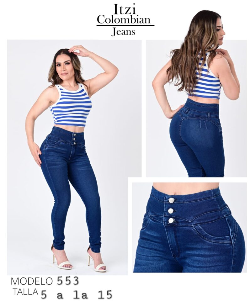 Pantalón de mezclilla Itzi 553