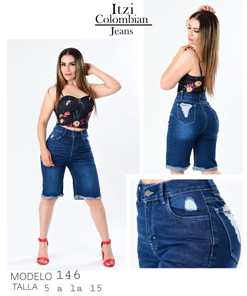 Short baggy de mezclilla Itzi 146