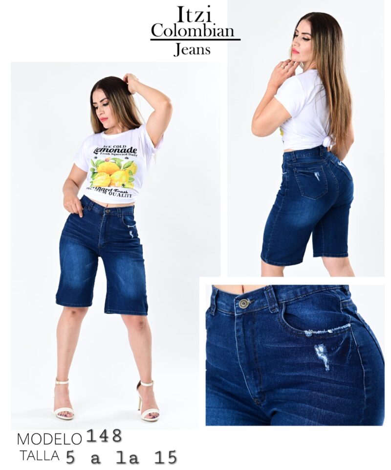 Short baggy de mezclilla Itzi 148.