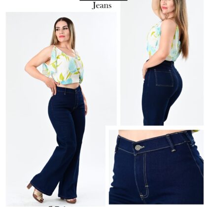 PANTALON DE MEZCLILLA ACAMPANADO 574.