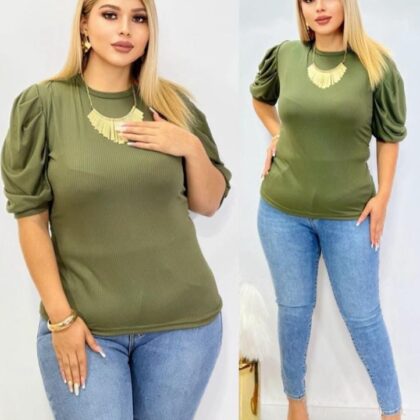 BLUSA DAMA BL-2026 MILITAR CURVY (36 A 40).