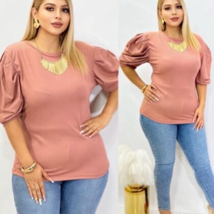 BLUSA DAMA BL-2026 ROSA CURVY (36 A 40).