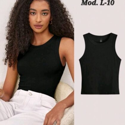 BLUSA L-10 NEGRA UNITALLA (32 A 36)